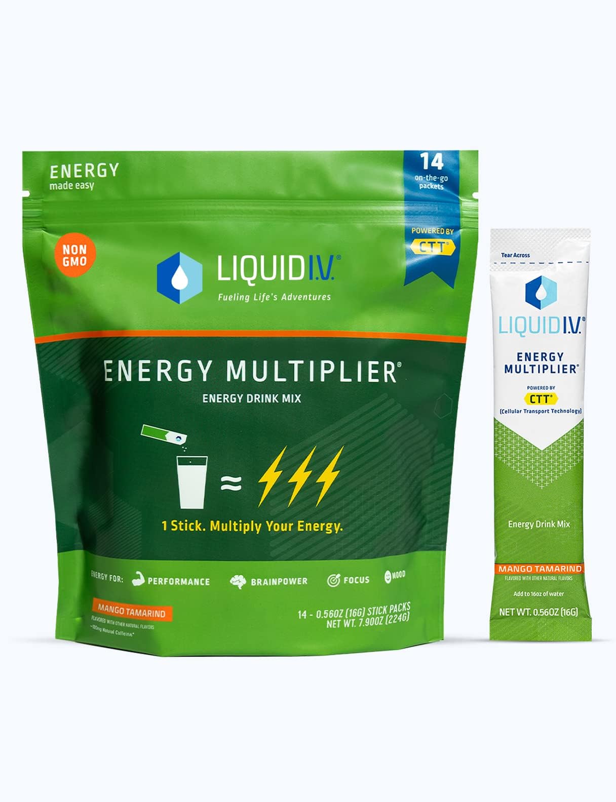 Liquid I.V.® Hydration Multiplier® +Energy Mango Tamarind