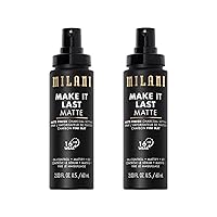 Vista 10 de Milani Spray Fijador + Primer, Make It Last Dewy - Fórmula Hidratante con Acabado Radiante para Brillo Sobre la Marcha, Spray Fijador