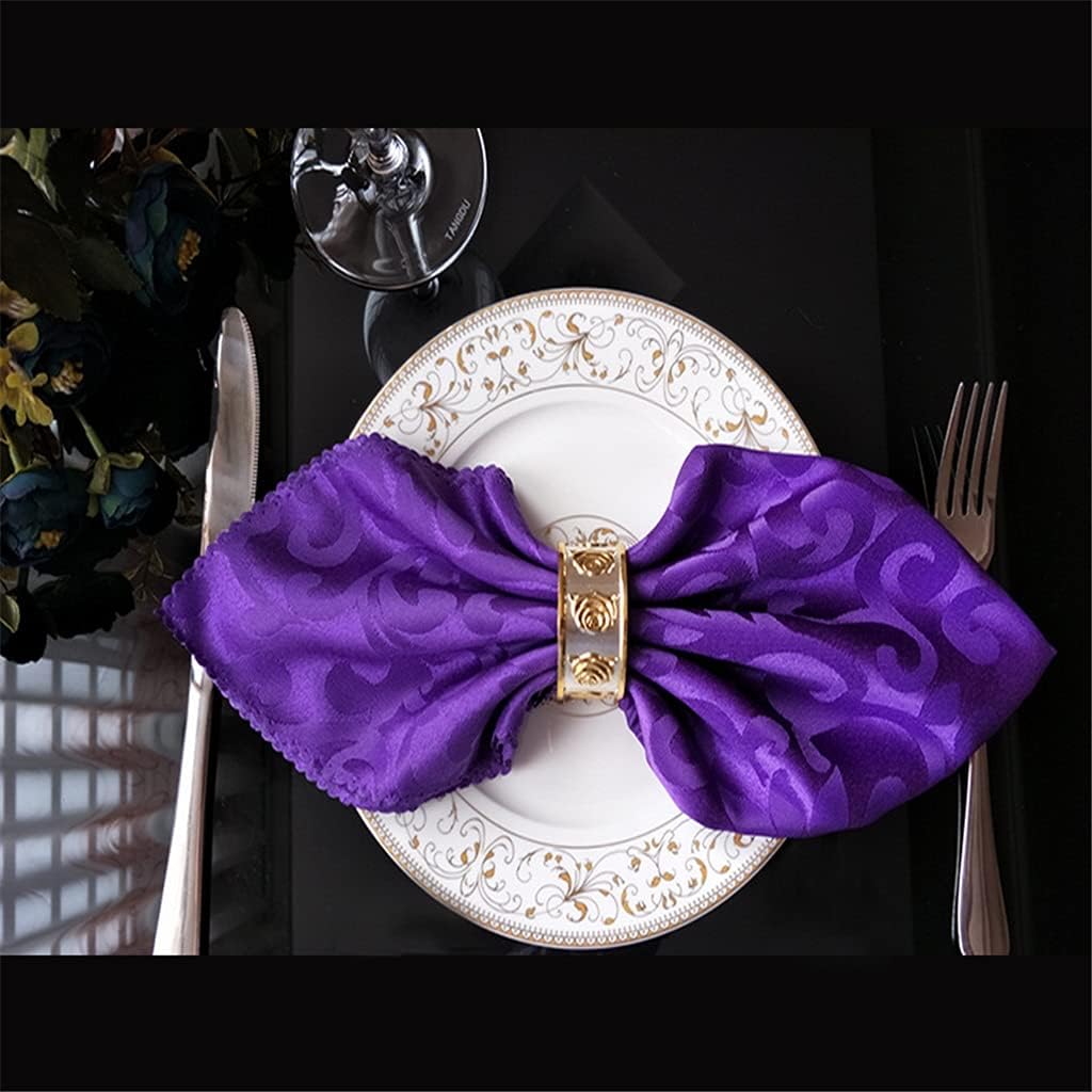 10pcs Polyester 48cm Square Table Cloth Napkins for Wedding Birthday Decoration Colored Napkin Fabric Embroidered (Color : 5, Size : One Size) (1 One Size)