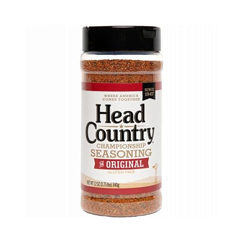 Head Country Bar-B-Q Championship Seasoning, Original  Condimento para Barbacoa Sin Gluten, Sin MSG  Mezcla de Especias Secas Audaz y Herbácea para
