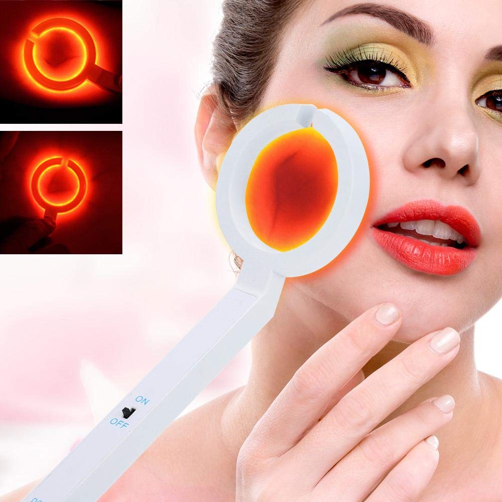 Vein Viewer, ZY725 Handheld Infrared Vein Finder Vein Locator, Vein Illumination Detector Instrument for Adult Children, 360 Degrees Adjustable, 12 Infrared LED Light, White(us)