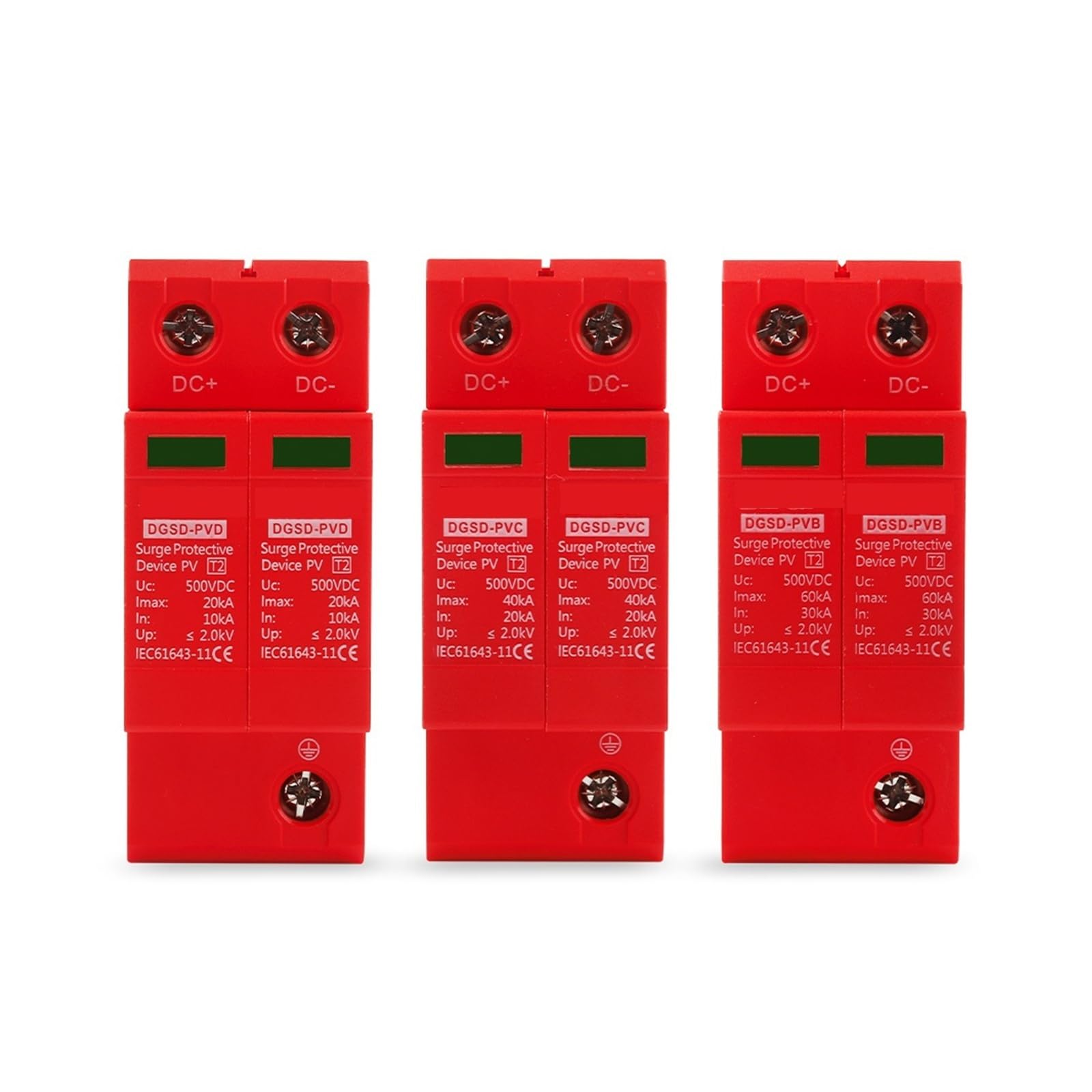 Dispositivo protector DC contra descargas y rayos en paneles solares 7