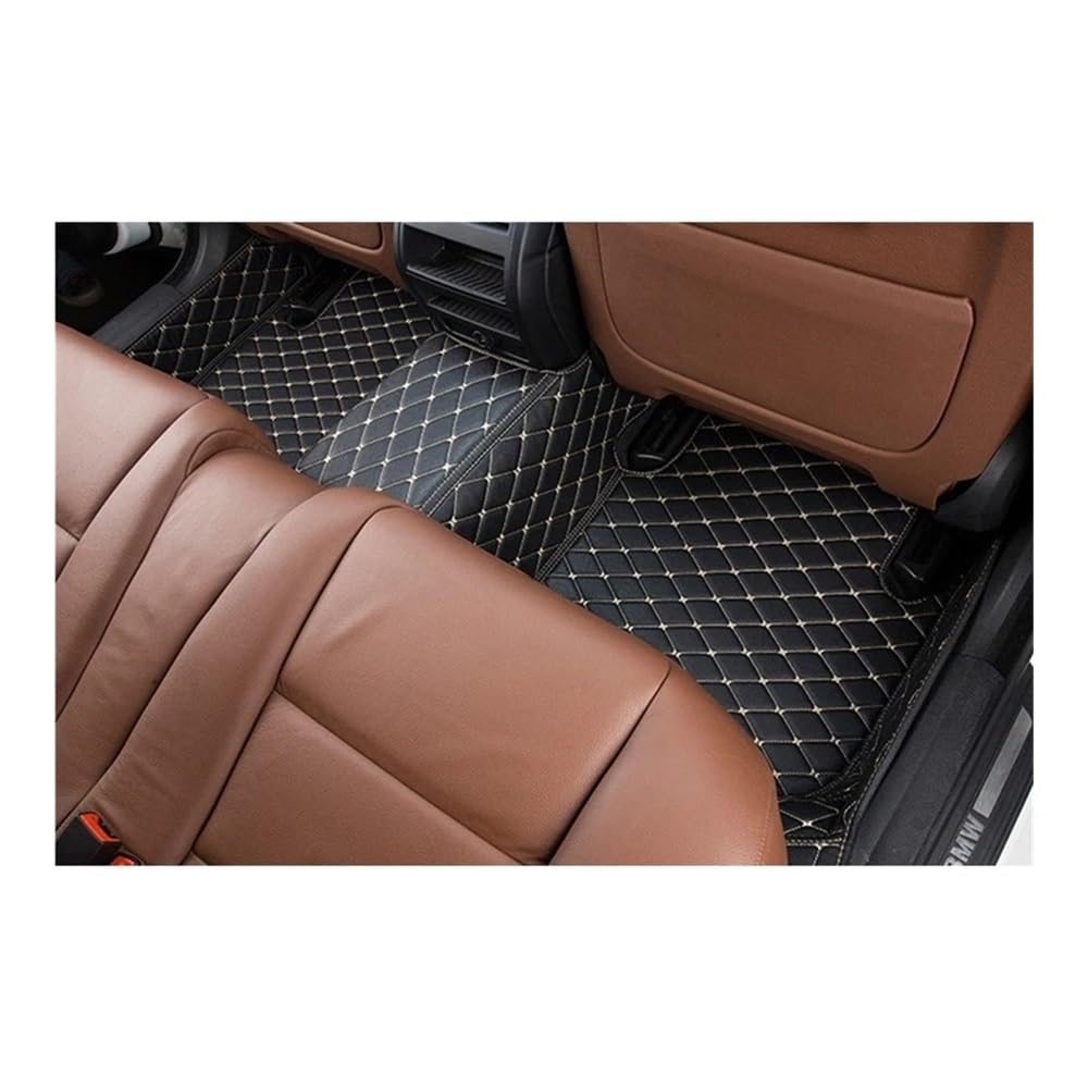Generico Set tappetini Tappetini per Auto Personalizzati per Cadenza K7 per Foot Coche Accessorie Accesorios El Tappeto tappetti(Black Red)