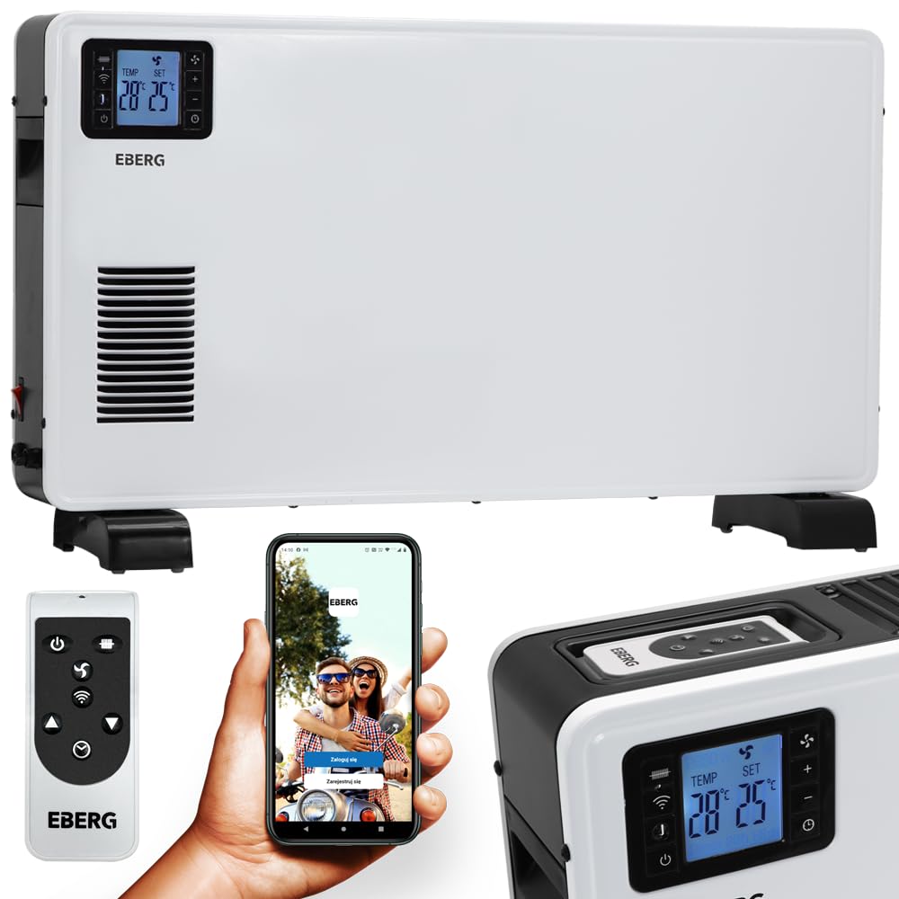 EBERG Grzejnik elektryczny konwektorowy CONVY 2300W energooszczędny WiFi