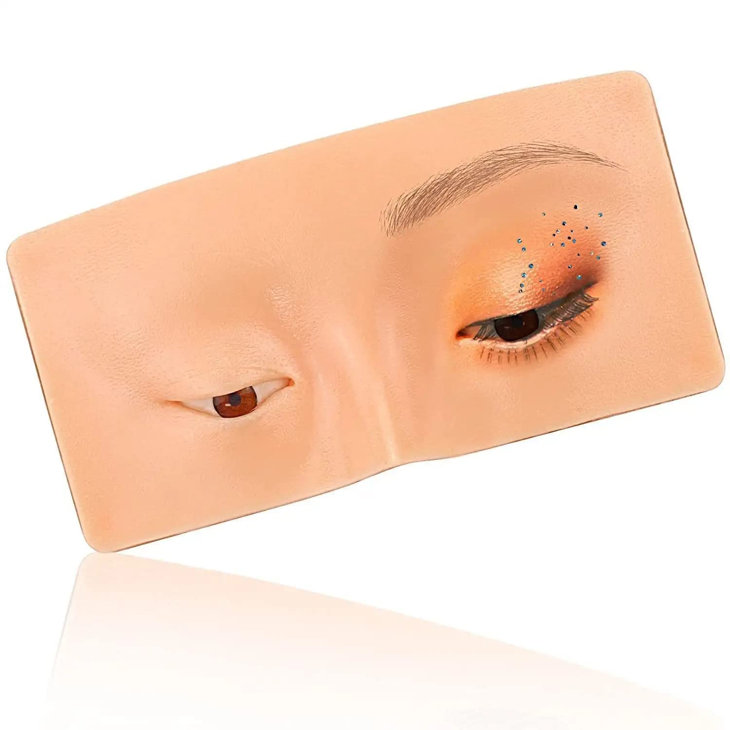 LA VENUST Eye Makeup Practice Face Board Mannequin Silicon Eye practice dummy Perfect for Makeup Artists Pack of 1-picture-25