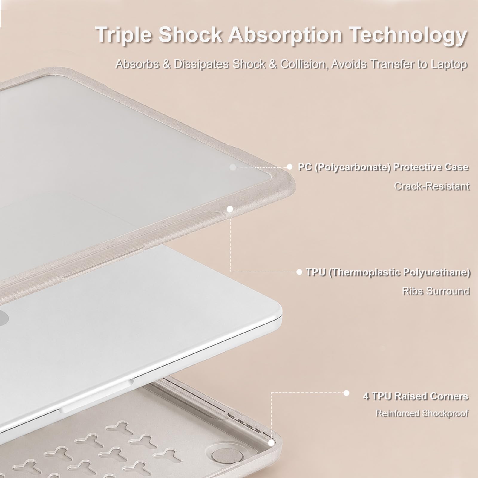 MOSISO Custodia Compatibile con MacBook Neo 13 pollici Cover Modello A3404 Versione 2026 con Chip A18 Pro, Case Rigida Antigraffio&Copritastiera, Ideale per Ufficio, Viaggi, Viola