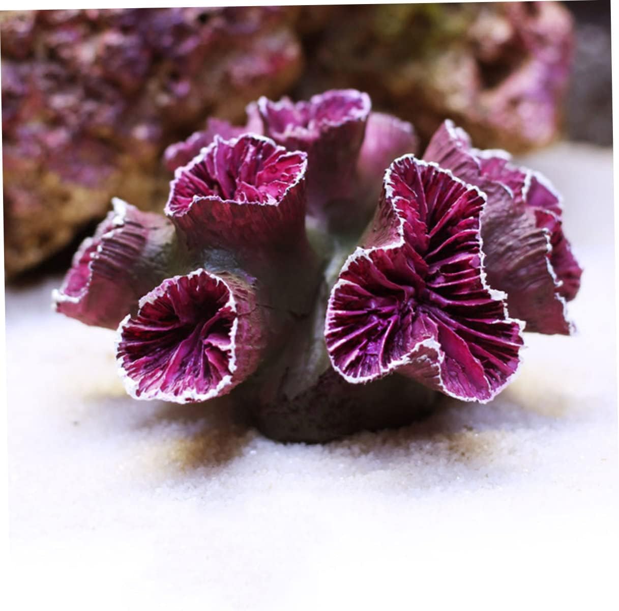 DOITOOL 3pcs Artificial Coral Reef Resin Decor for Aquariums Lifelike Fish Tank Ornament Beautiful Coral Landscape Easy to Clean Safe for Fresh Creative Decoration for Aquarium Settings
