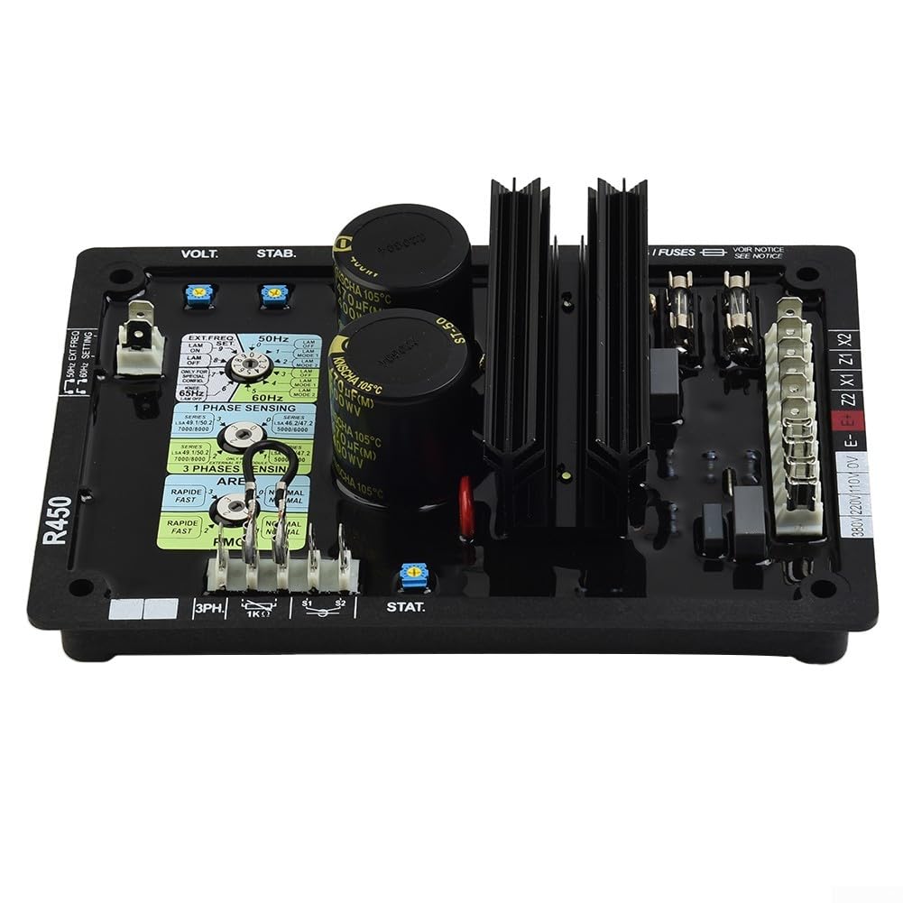 Regulador de voltaje automático AVR R450 para generador Leroy Somer, compatible con alternadores LSA 46.2 47.2 49.1 50.2, pieza de repuesto de módulo de control industrial