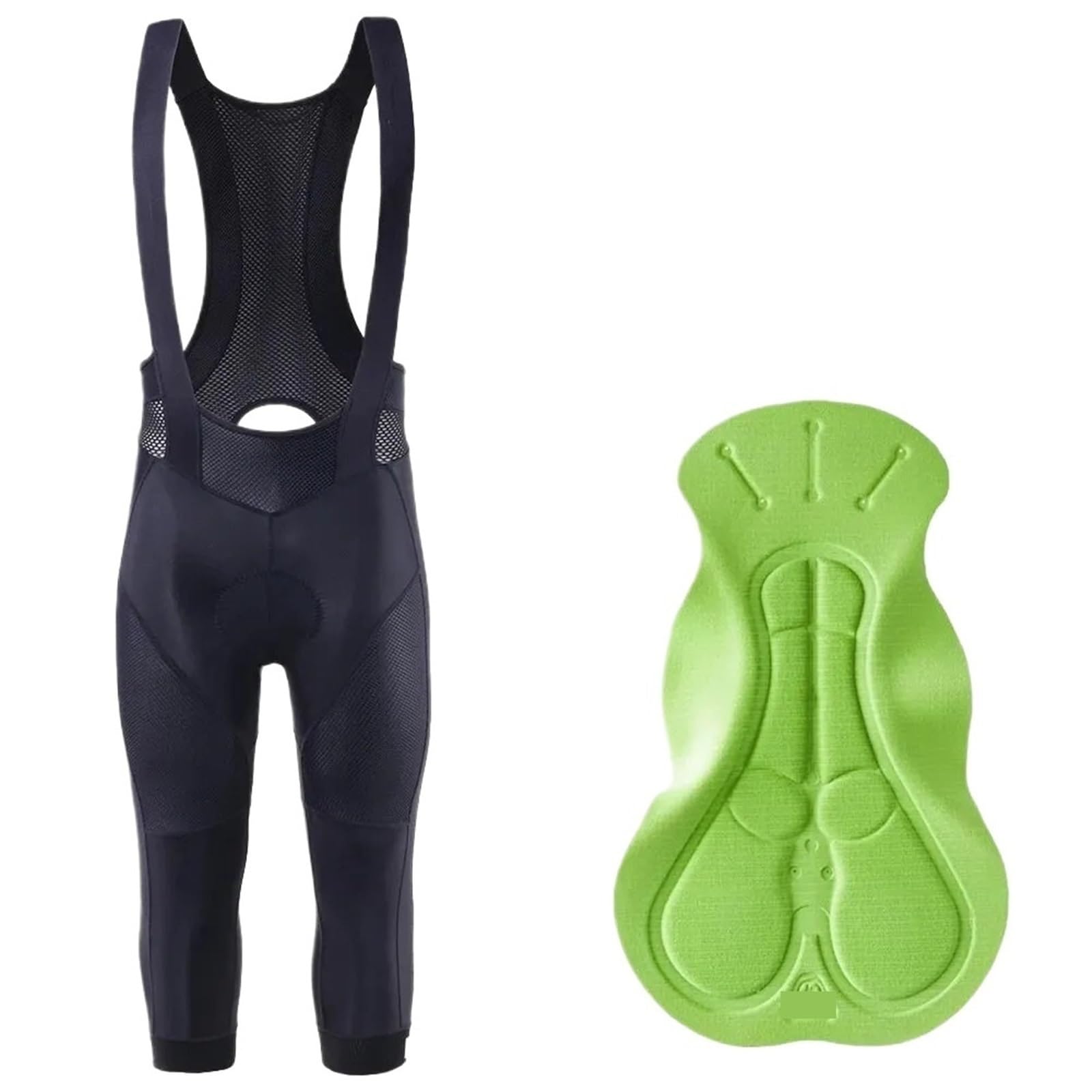 Radsport Latzhose Lange Hose Männer Radfahren Trägerhose 3/4 Hosen Fahrrad Strumpfhosen Pro Rennrad Kleidung Reiten Hosenträger 6H Langstreckenfahrten