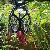 byMazy Betta Play Ground | Floating Hammock and Hiding Cave for Betta, Fish, Shrimp with Feeding Station – Swim-Through Aquarium Ornament and Tank Decoration (Bronze, Regular) - Image 2