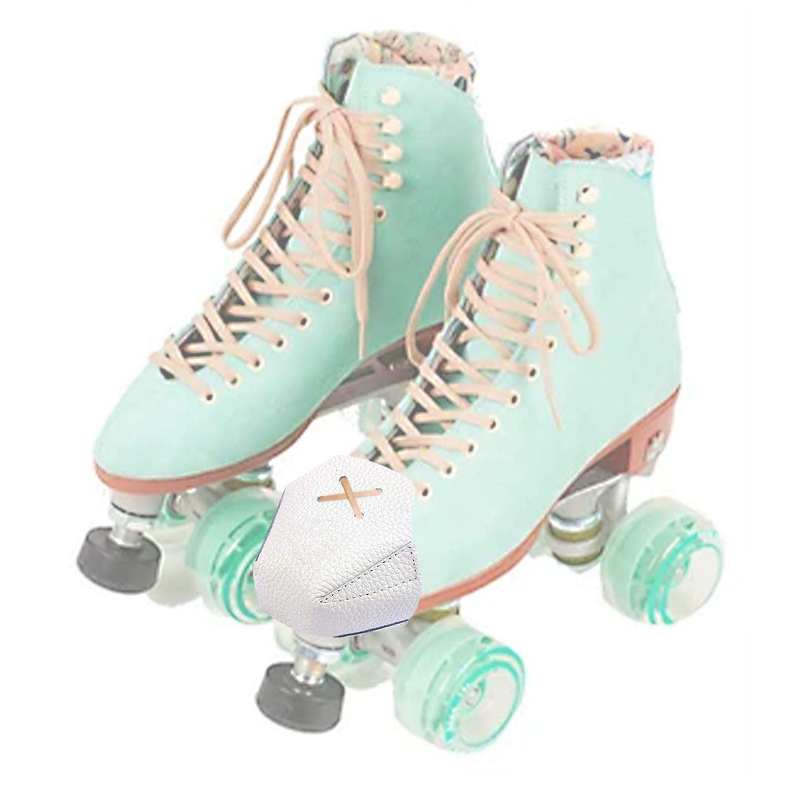 Protège-orteils En Cuir Synthétique Pour Patins à Roulettes – Résistant, Lavable, 6 Couleurs – 2,8 X 2 X 4 Pouces