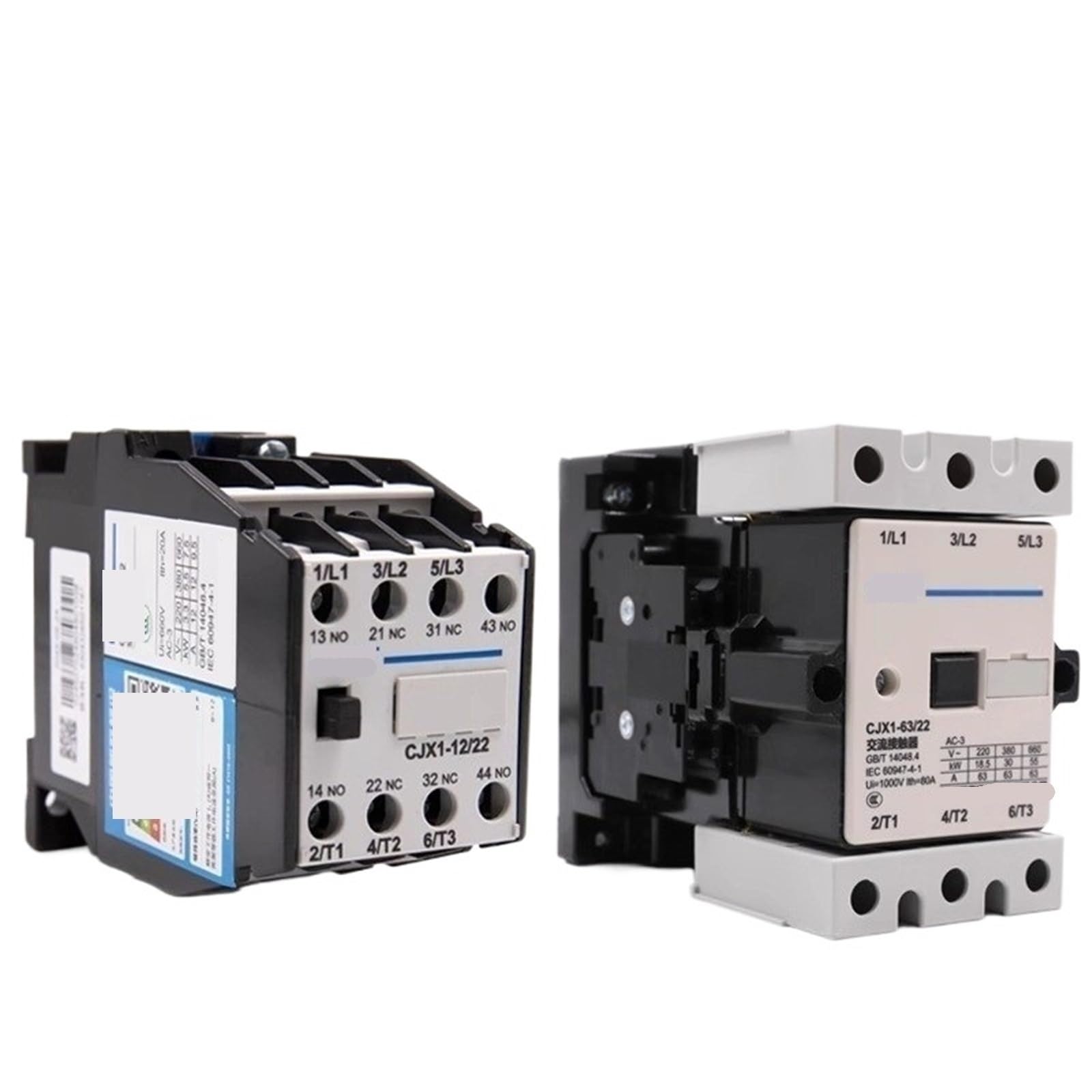 Contacteur CA CJX1-12 triphasé commande 220V relais inverseur moteur