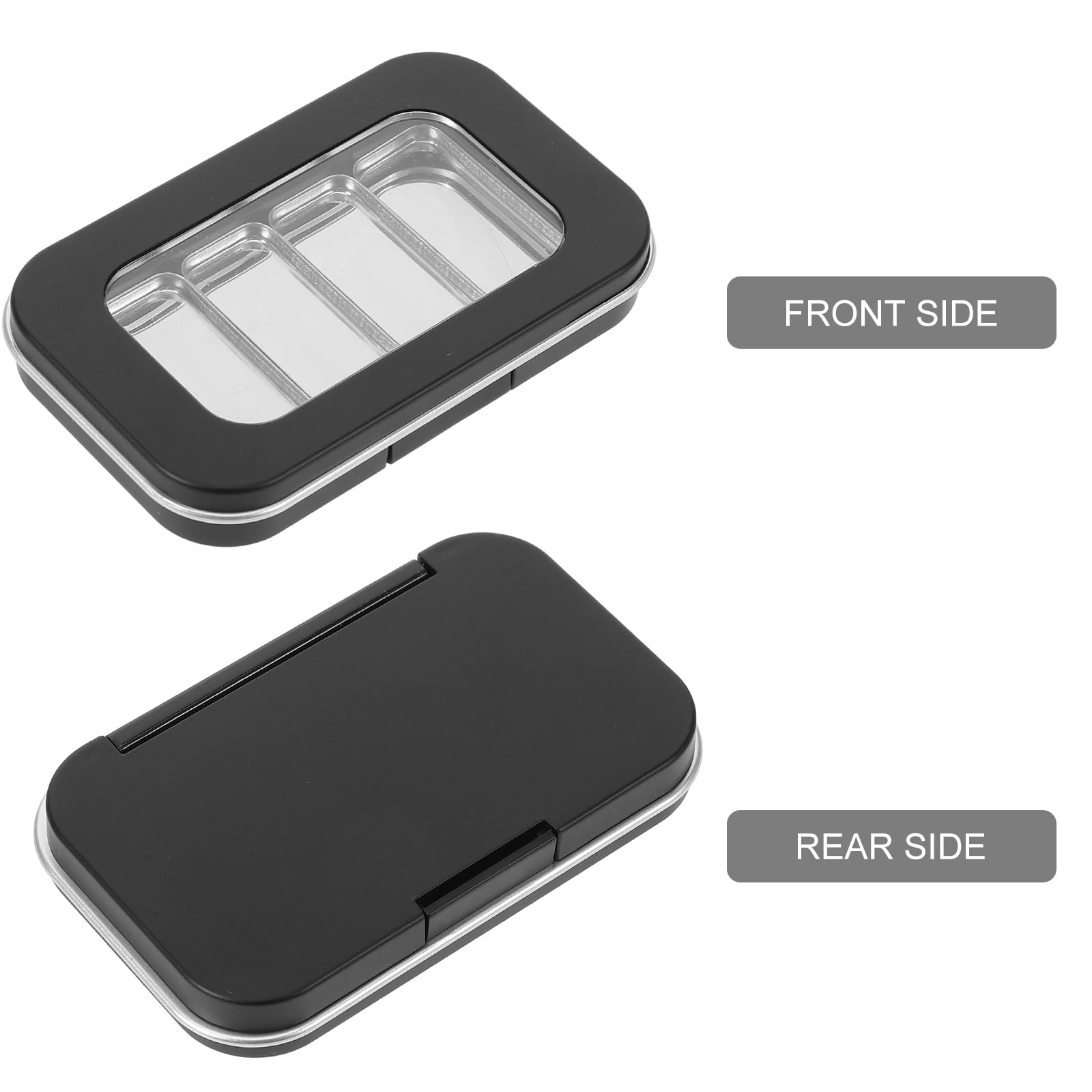 minkissy 1 Set Empty Eyeshadow Palette Magnetic Makeup Palettes with Mirror - Image 4