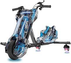 Uboard 3 Wheel Drift Cart / 3 Wheel Drifter Camo Blue