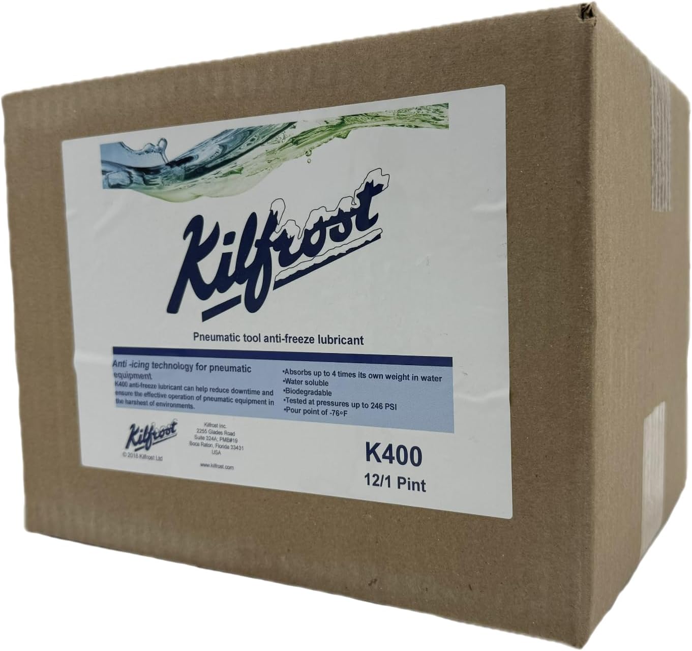 Pneumatic Tool and Antifreeze Lubricant (12 pint carton)