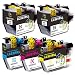 Produktbild GLEGLE Kompatible Brother LC3219 XL-Tintenpatronen für Brother MFC-J5330DW,MFC-J5335DW,MFC-J5730DW,MFC-J5930DW,MFC-J6530DW,MFC-J6930DW und MFC-J6935DW 2 Schwarz,1 Cyan,Magenta 1,1 Gelb