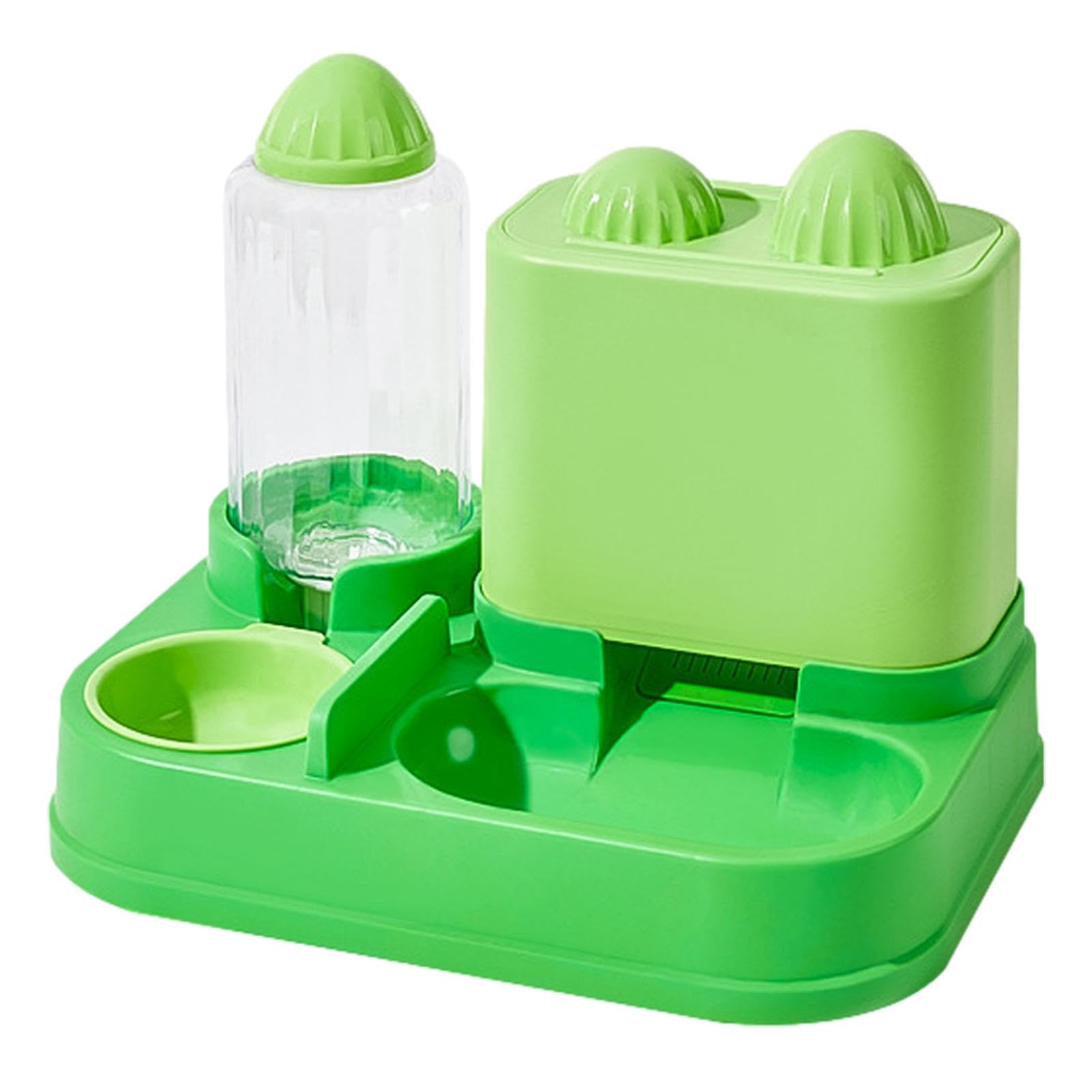 Ciotole per gatti – 2 in 1 per /cactus cane gatto ciotole abbeveratoio automatico | fontana per animali domestici con ciotola per cibo per cani cuccioli e gattini | Set di ciotole per acqua e cibo per animali domestici d