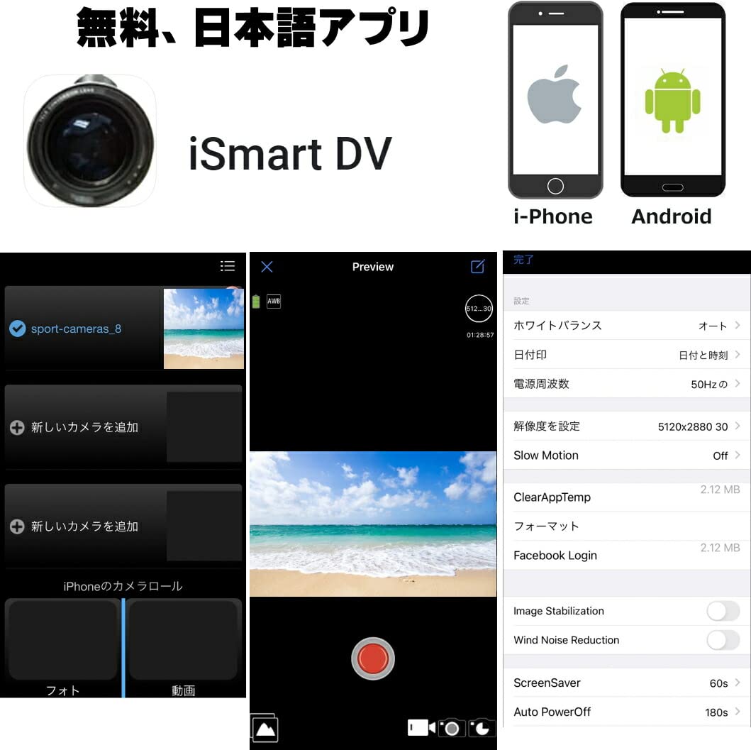 Amazon | 税込み 最新 TB-5K S81 30fps ウェアラブルカメラ 動画 撮影