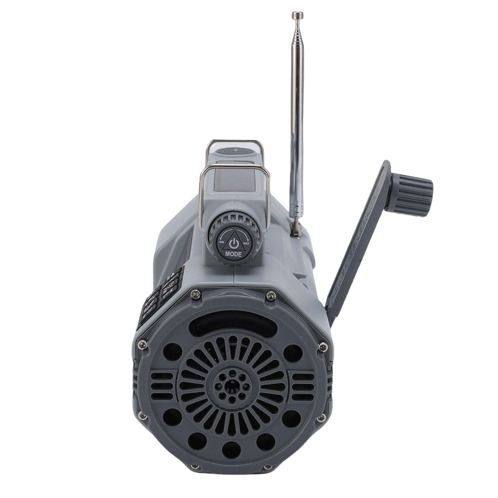Gugxiom Latarka LED Radio Awaryjne z korbą ręczną, Zasilane energią słoneczną Radio FM MW SW VHF WB z baterią 5000mAh i ładowarką do Smartfona