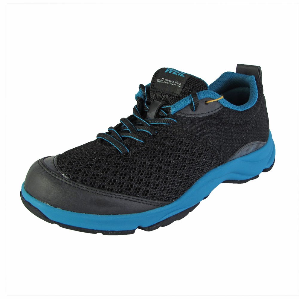 Dr Weil Rhythm Womens Orthotic Walking Shoes Black And Teal