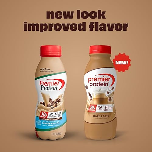 Vista 18 de Premier Protein - Batido de proteína sabor a masa de pastel, 30 gramos de proteína, 1 gramo de azúcar, 24 vitaminas y minerales, nutrientes