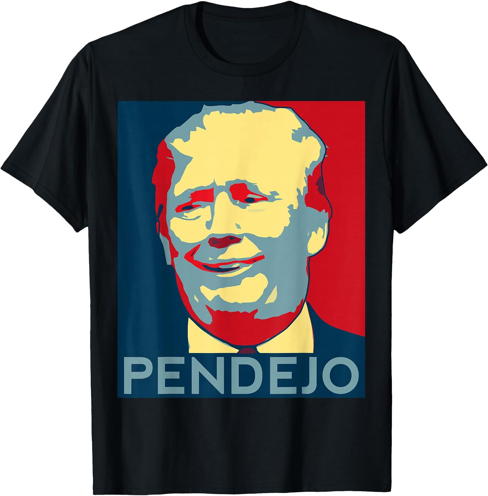 El Pendejo Trump | ITMFA | Resist Unisex Adult Classic Fit Black Cartoon T-Shirt