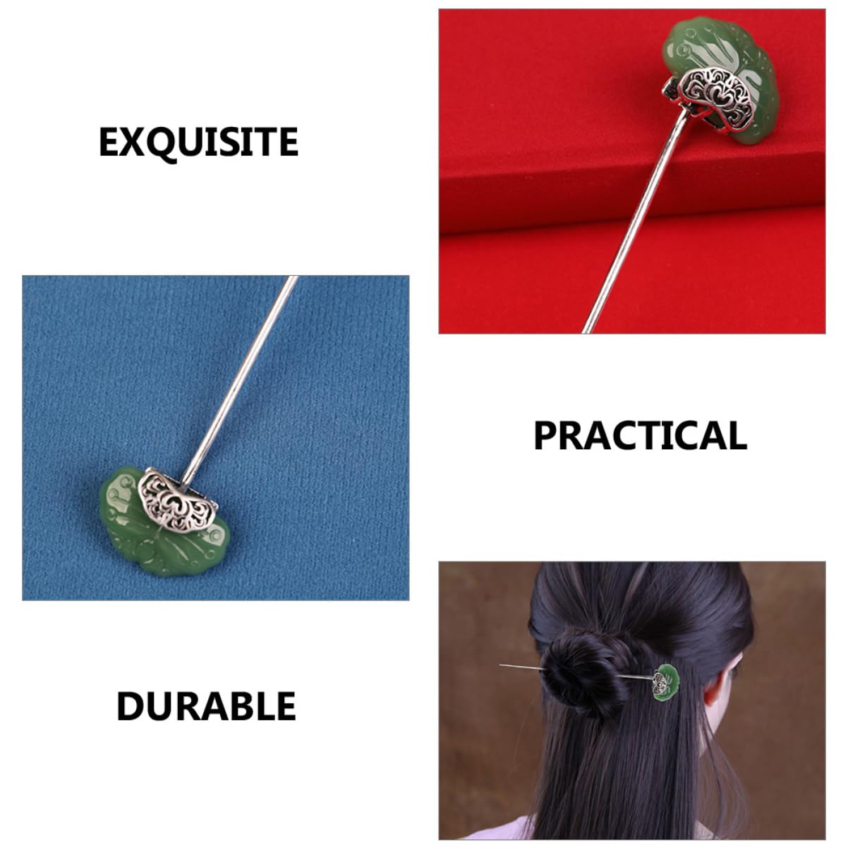 Beavorty 5stücke Antike Haarnadel Aus Achat Chinesischer Haarstab Für Frauen Vintage Stil Haarschmuck Für Hochsteckfrisuren Für Hochzeiten Und Besondere Anlässe