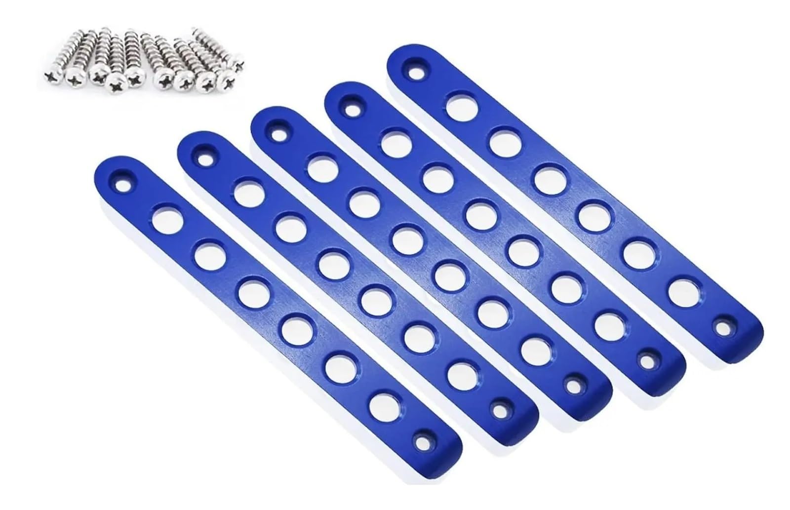 Hillar Blue Door Outer Handle For Jeep For Wrangler Jk For Jku For Liberty For Sahara & Unlimited 2007-2018 Side Door Handle Inserts Cover Trim(Blue)