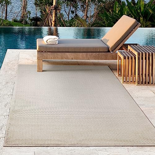 the carpet Toulouse - Outdoor-Teppich für Terrasse und Balkon - Wetterfest, UV-Beständig,...