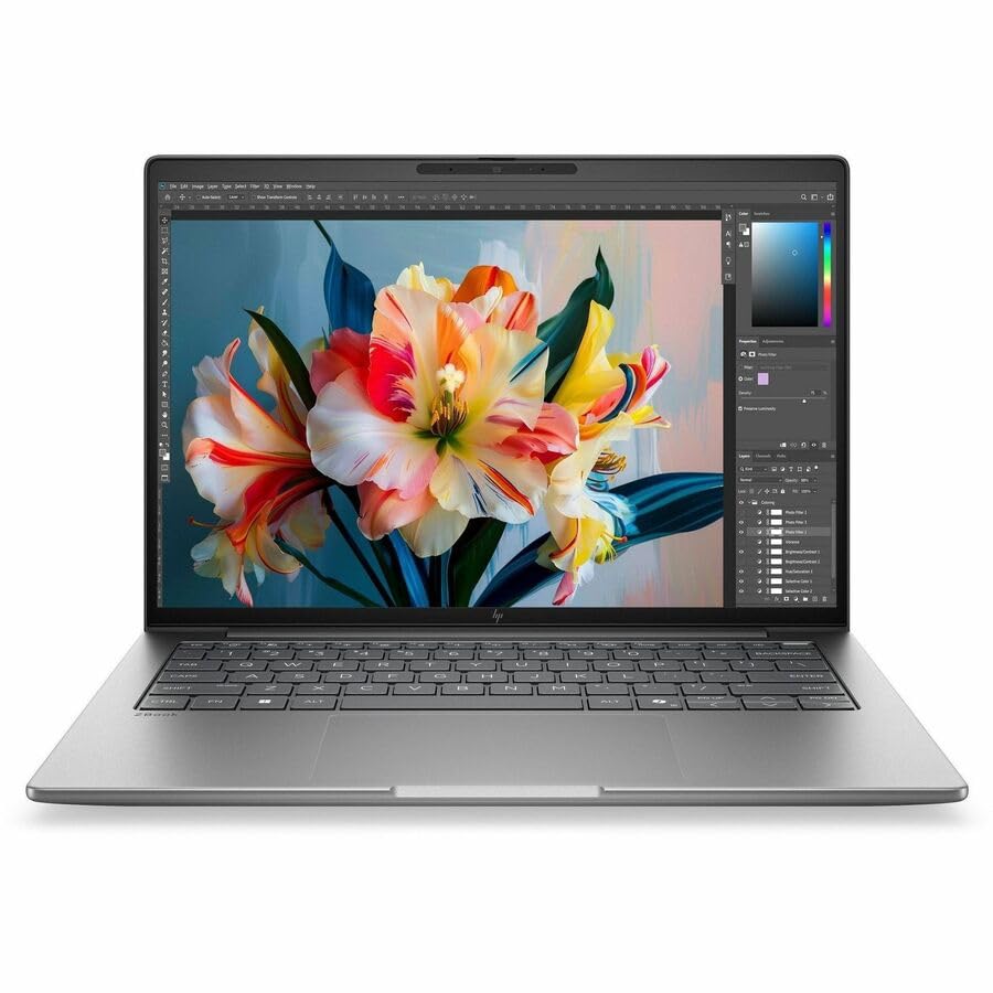 Image of HP ZBook 8 G2i 16 inch Copilot+ PC Mobile Workstation - WQUXGA - Intel Core Ultra 9 Series 3 386H - 32 GB - 512 GB SSD - English Keyboard - Meteor Silver Aluminum - Intel Chip - 3840 x 2400 - Windows 11 P