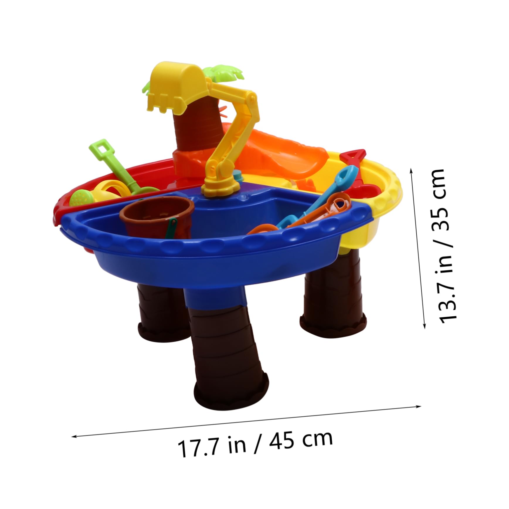 1 Juego Conjunto de Juguetes de Playa para Mesa de Arena para Aire para la Creatividad Socialización o Jardín