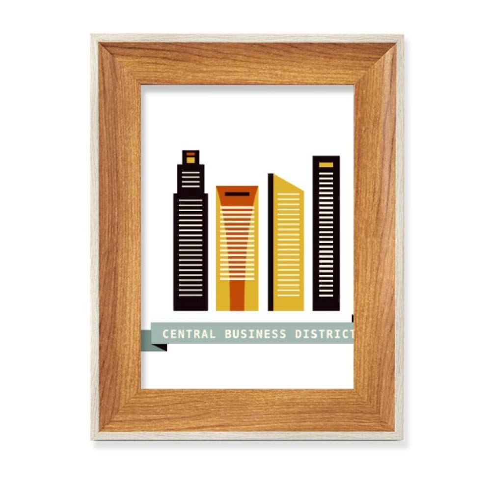 Cadre de Photo en Bois Singapour Tableau Art Peinture Haut de Gamme
