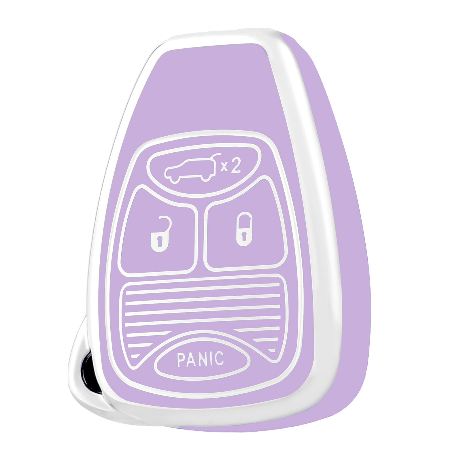 for Jeep Key Fob Cover Soft TPU Car Key Case Protection Compatible with Jeep Wrangler Compass Dodge Ram
