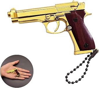 Mini Gun Keychain,Decorative Tiny Keychains Gift