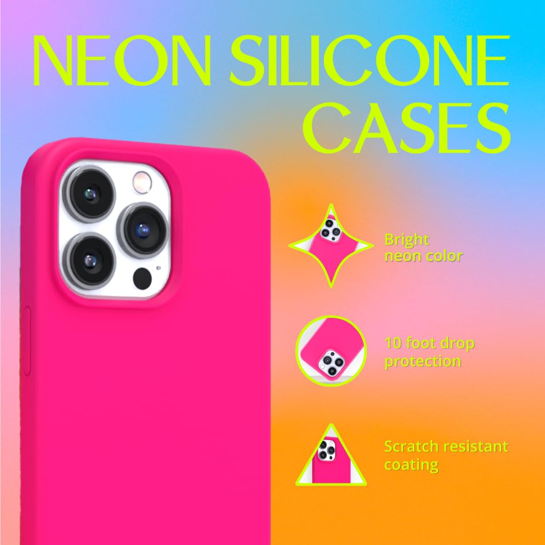 MCM ピンク iPhone12proケース　(12012105) Amazon.com: FELONY CASE - iPhone 12 Pro Max Case, Stylish Neon