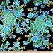 Timeless Treasures Plume Peacocks Multi/Black Metallic Fabric by The Yard