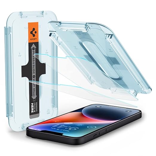 Spigen Ez Fit Tempered Glass Screen Protector Guard For Iphone 14 Plus