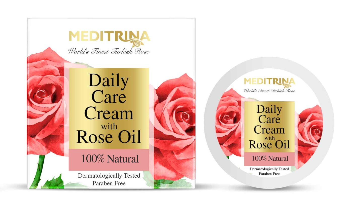 GÜL YAĞLI GÜNLÜK BAKIM KREMİ/DAILY CARE CREAM WITH ROSE OIL (50ML)