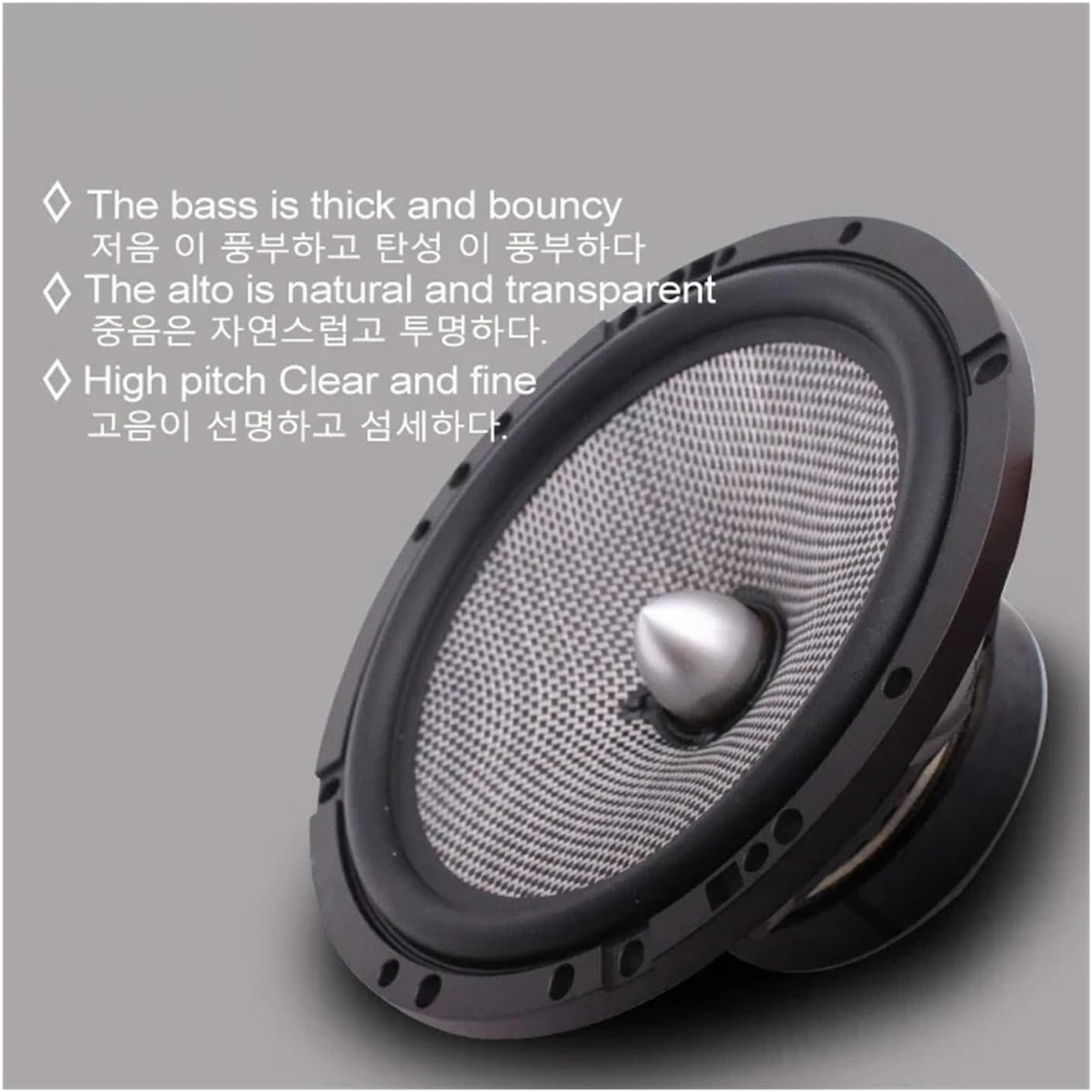 1 Set 165AS Access Performance Component Car Speakers 6.5 Inches 120W in Stock Car Front Door Audio Modified
