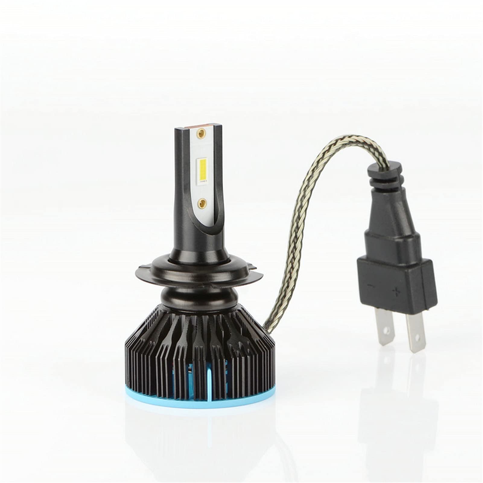 Lampadina a LED Auto LED H7 H7 Highlights ha Seguito Il Figlio Kit di conversione Auto Super Bright H1 H3 H4 9012 / HIR2 9005-9006 Lampada Nebbia Leggera 7200LM (Color : Blanc, Size : H4/9003/HB2 Hi