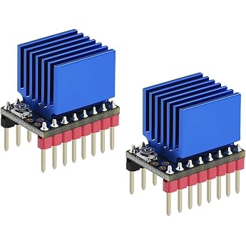 Pack of 2 TMC2209 V2.0 Stepper Motor Driver Accessories for 3D Printer Ultra Quiet Drive with Heatsink Infinite Bit Back to Zero