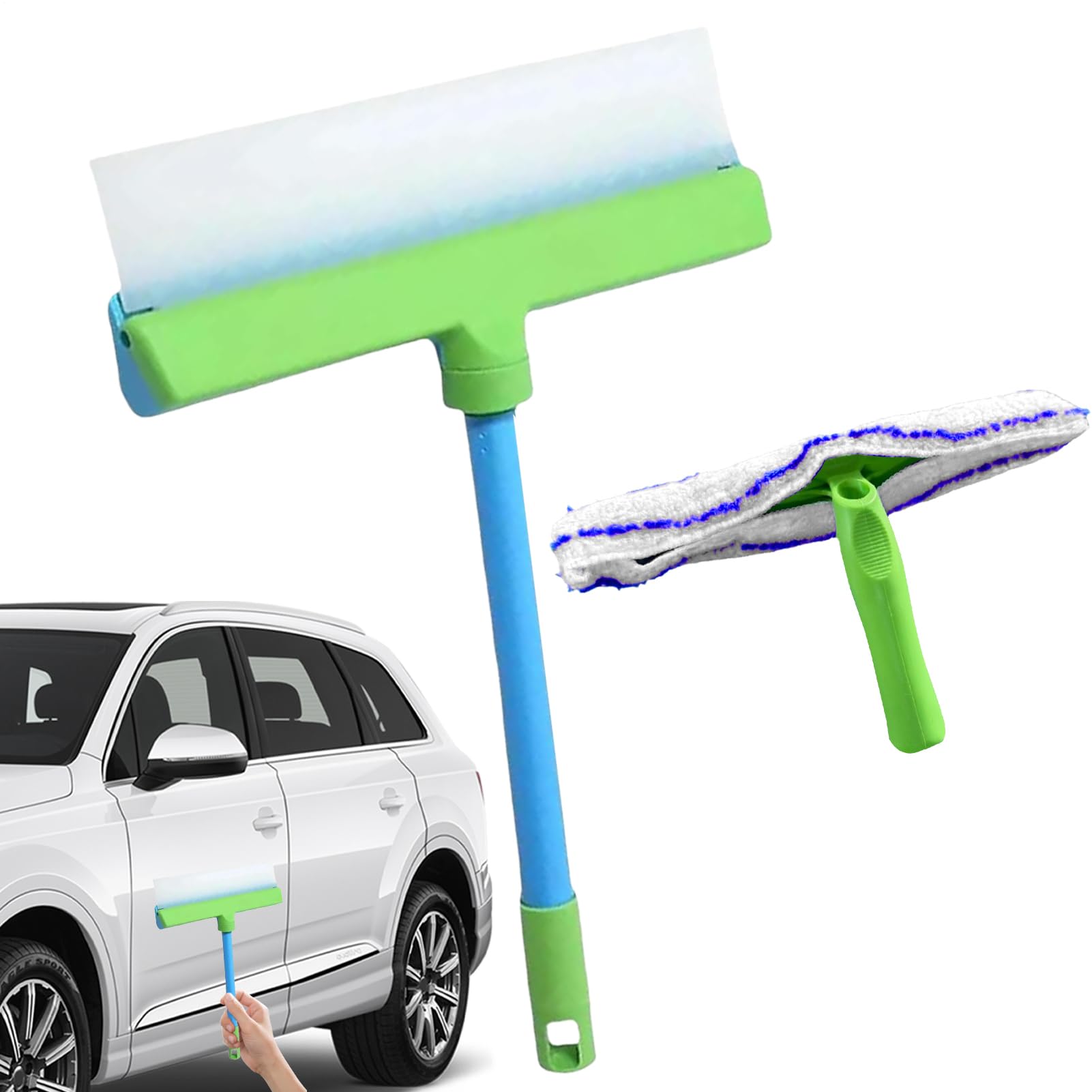 Raclette de douche flexible en silicone pour vitres et miroirs