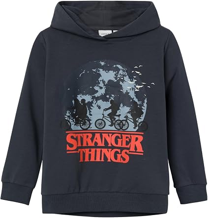 Name It NKMART STRANGER SWEAT WH BRU BFU Sweatshirt Erkek  ocuk