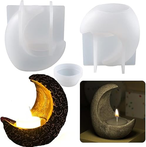 Miniatura 71 de DIY Shell Candle Tray Silicone Molds, Craft Seashell Creative Jewelry Making Mould Plate Dish Ashtray Mould for Resin Epoxy Casting Office Home