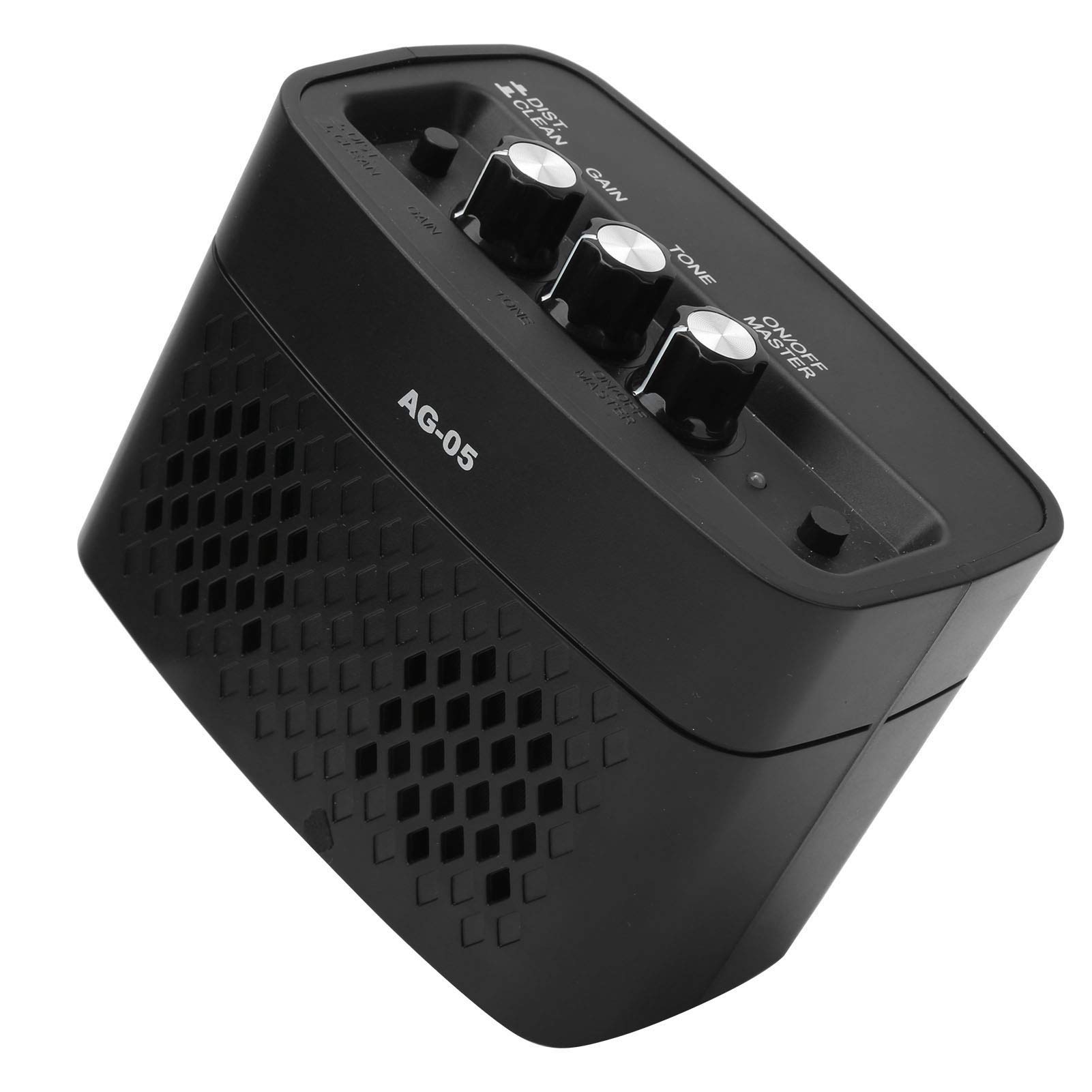 VGEBY Mini Amplificatore per Chitarra con Uscita Stereo, Attrezzatura per Esercitarsi con gli Strumenti o Ascoltare Musica in Movimento (BLACK)