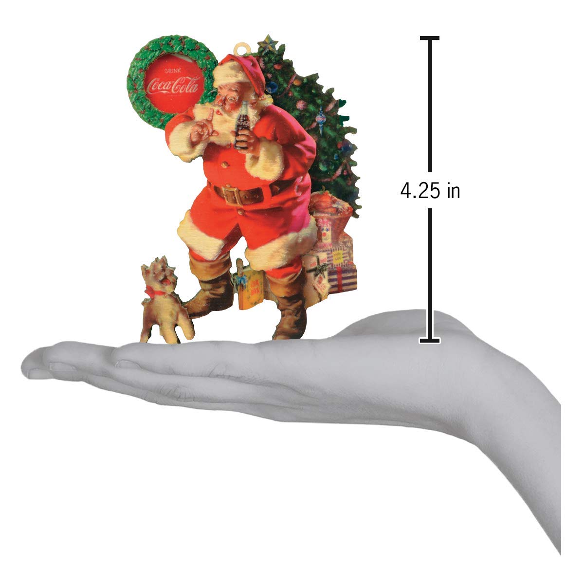 Amazon.co.jp: Ginger Cottages コカ・コーラ サンタ Shhhhhhh 木製