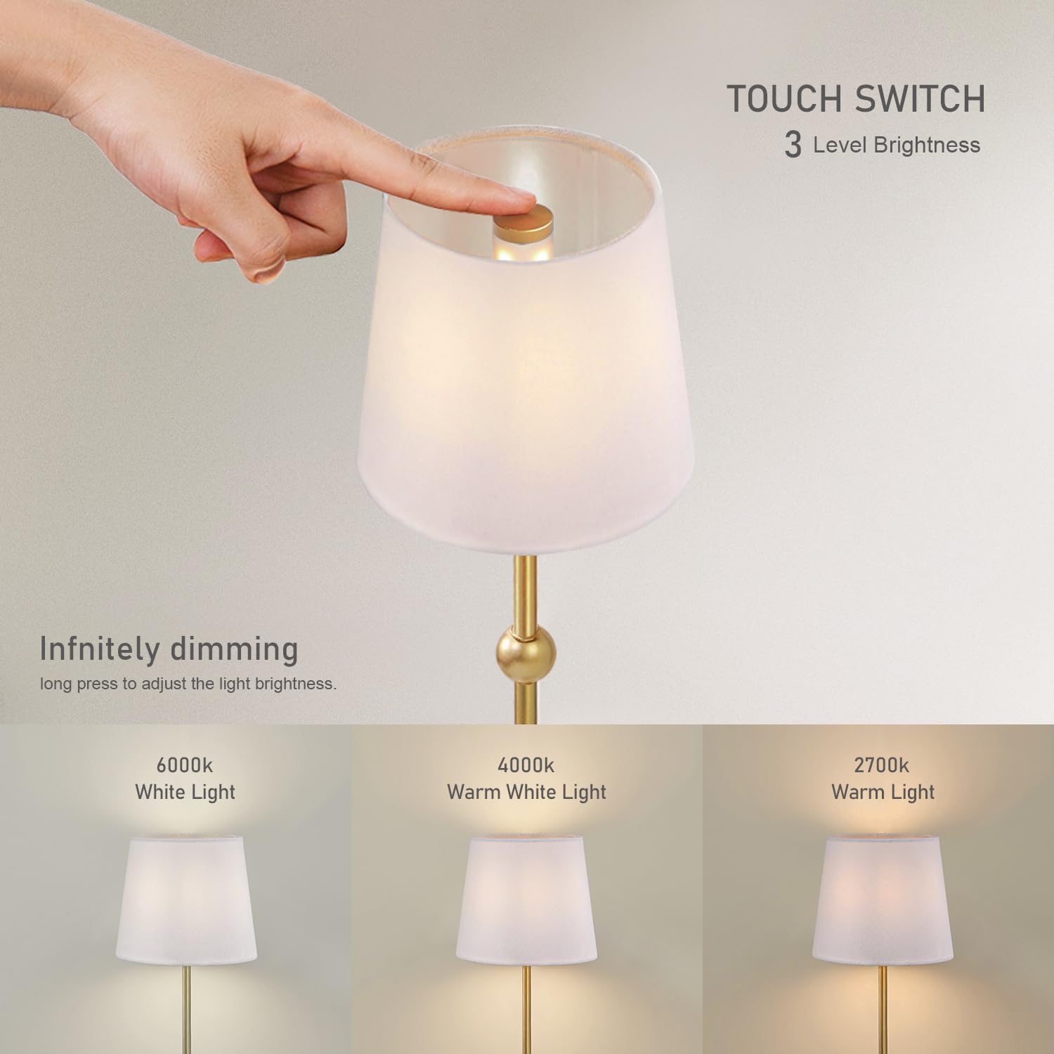 17.5" Cordless LED Table Lamp – Rechargeable & Dimmable with Detachable Magnetic Bulb, Marble Base, Brass Finish, – Affordable Luxury Accent Light for Bedroom, Bar, Restaurant, Urban Decor