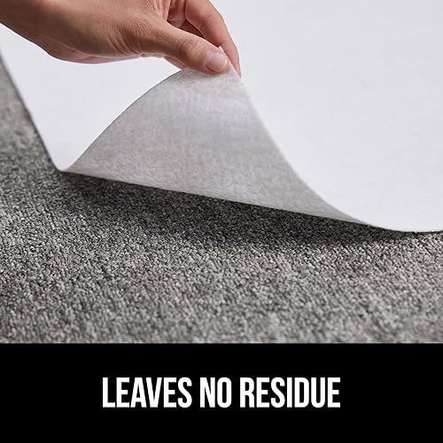Miniatura 9 de GORILLA GRIP Almohadilla para suelo de alfombra, tapete de doble cara de 2 x 10 pies, agarre para sobre alfombras, mantiene las alfombras en su