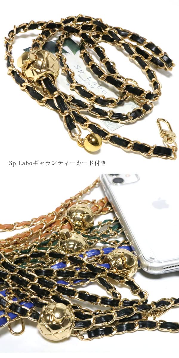 Amazon.co.jp: ブルー F スマホケース スマホストラップ レザー