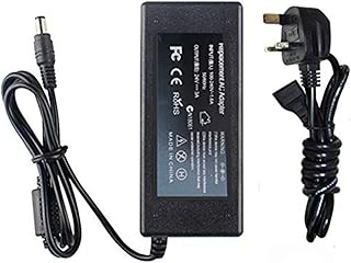 AC/DC Adapter Compatible for Zebra GK420D GX420D GK420T GX420T GC420T GX430T ZP550 ZP450 GT810 HC100 Label Printer 24V 3A GK420D Power Supply with UK Plug